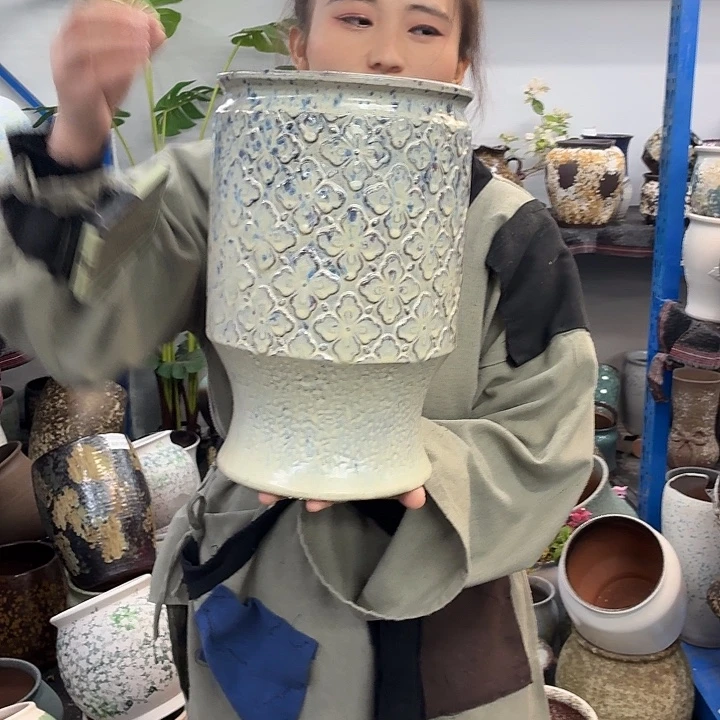 20×30 -粗陶花盆有孔-买买买