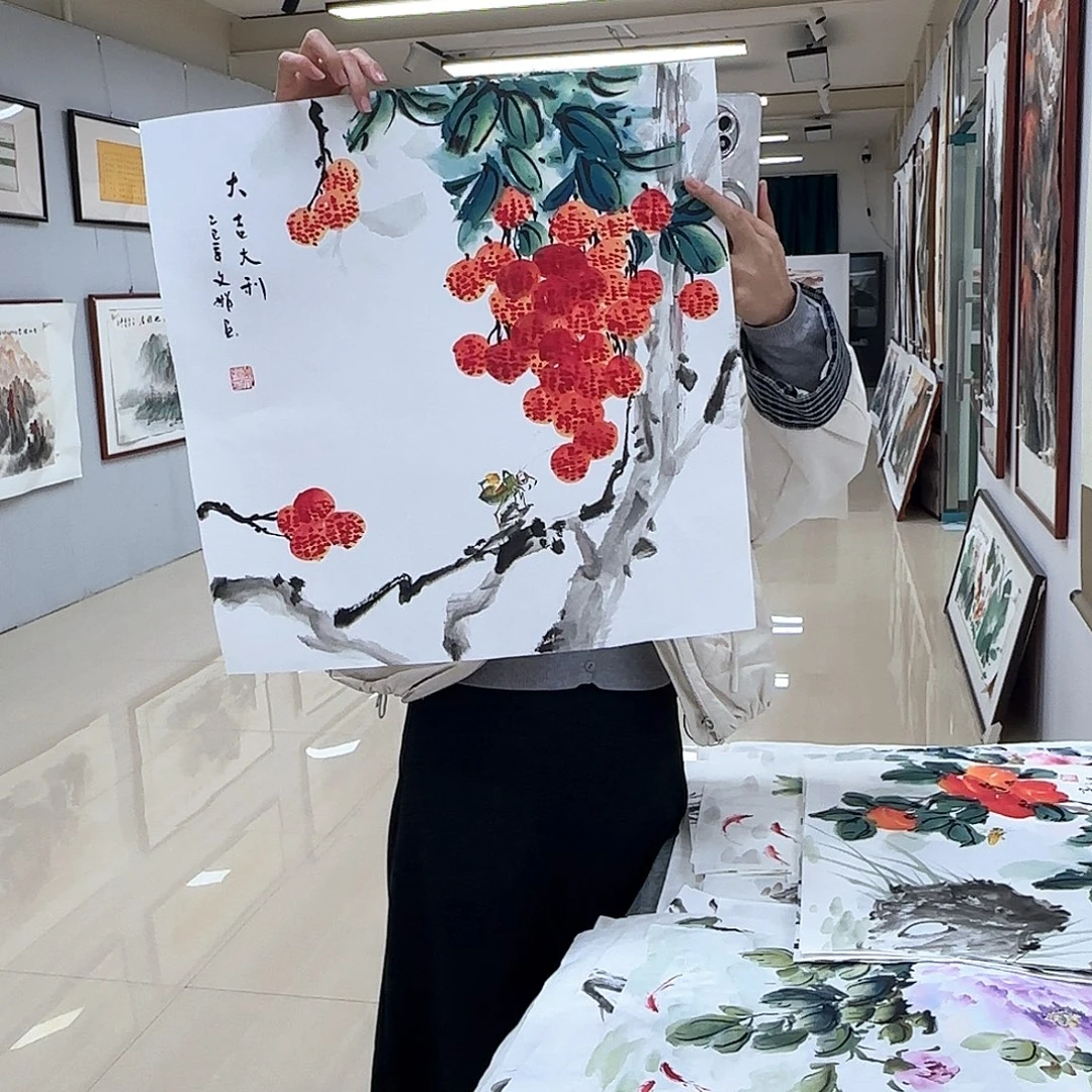 国画国画作品多次