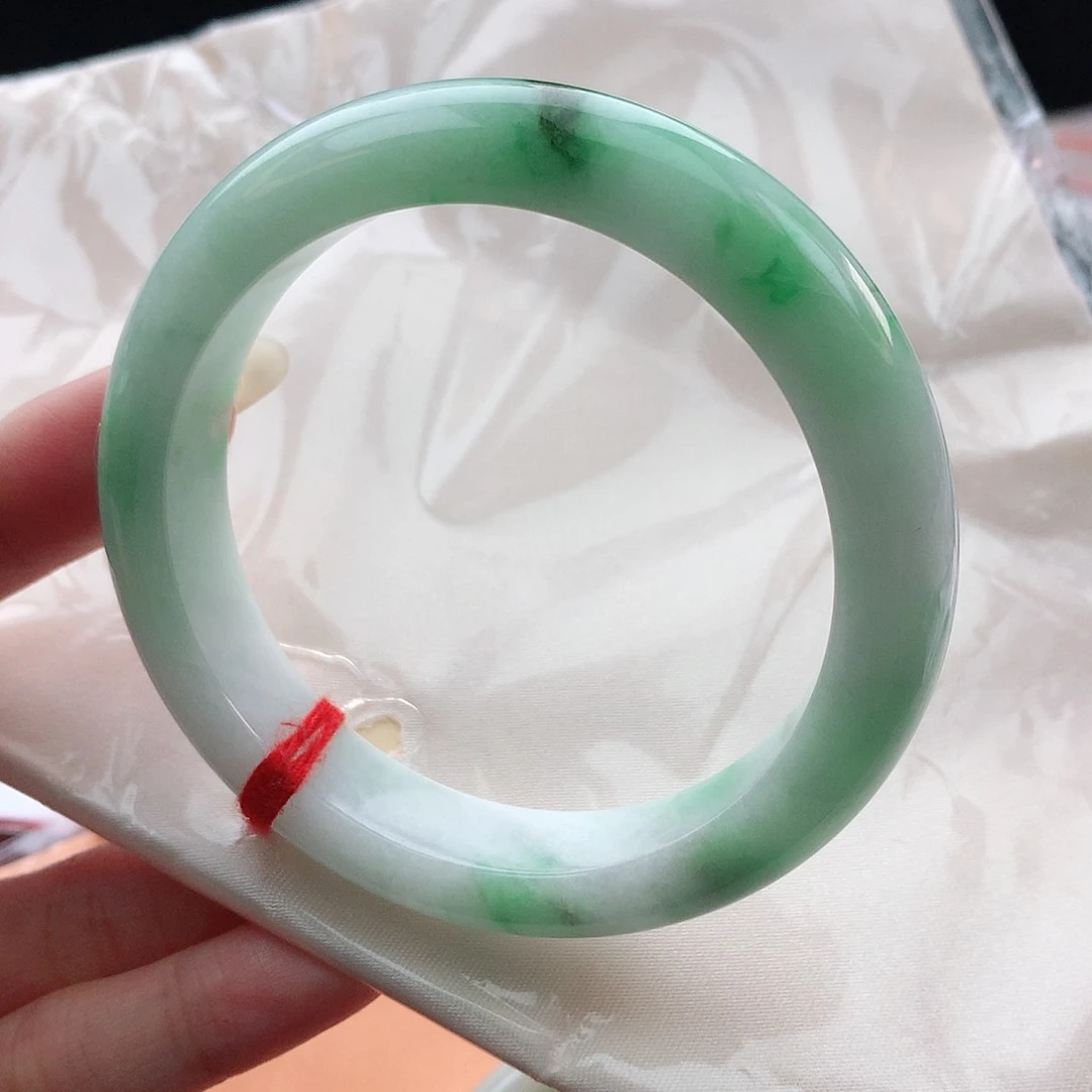 翡翠手镯未镶嵌遥*58圈口080011