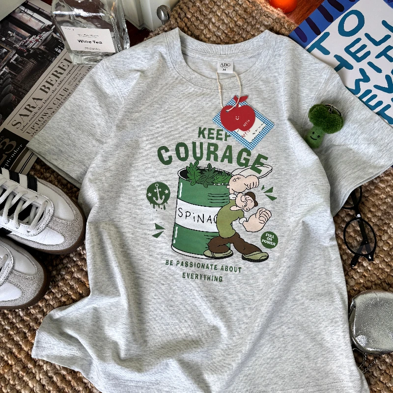 【自制】2025夏季杜邦索罗娜冰感圆领T恤新款不透【小个子女生】