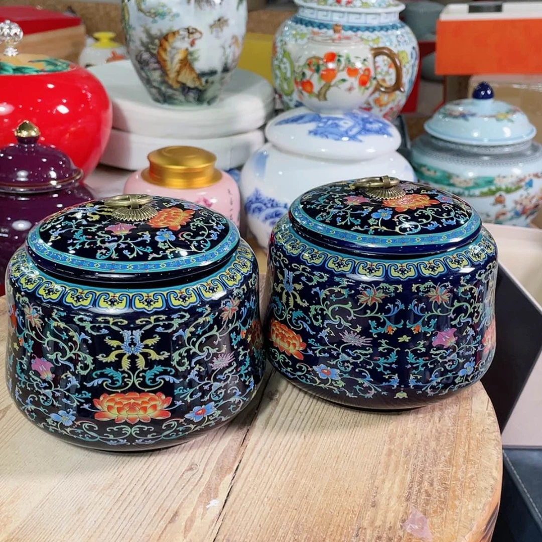 【闪购商品】罐陶瓷茶叶罐密封罐