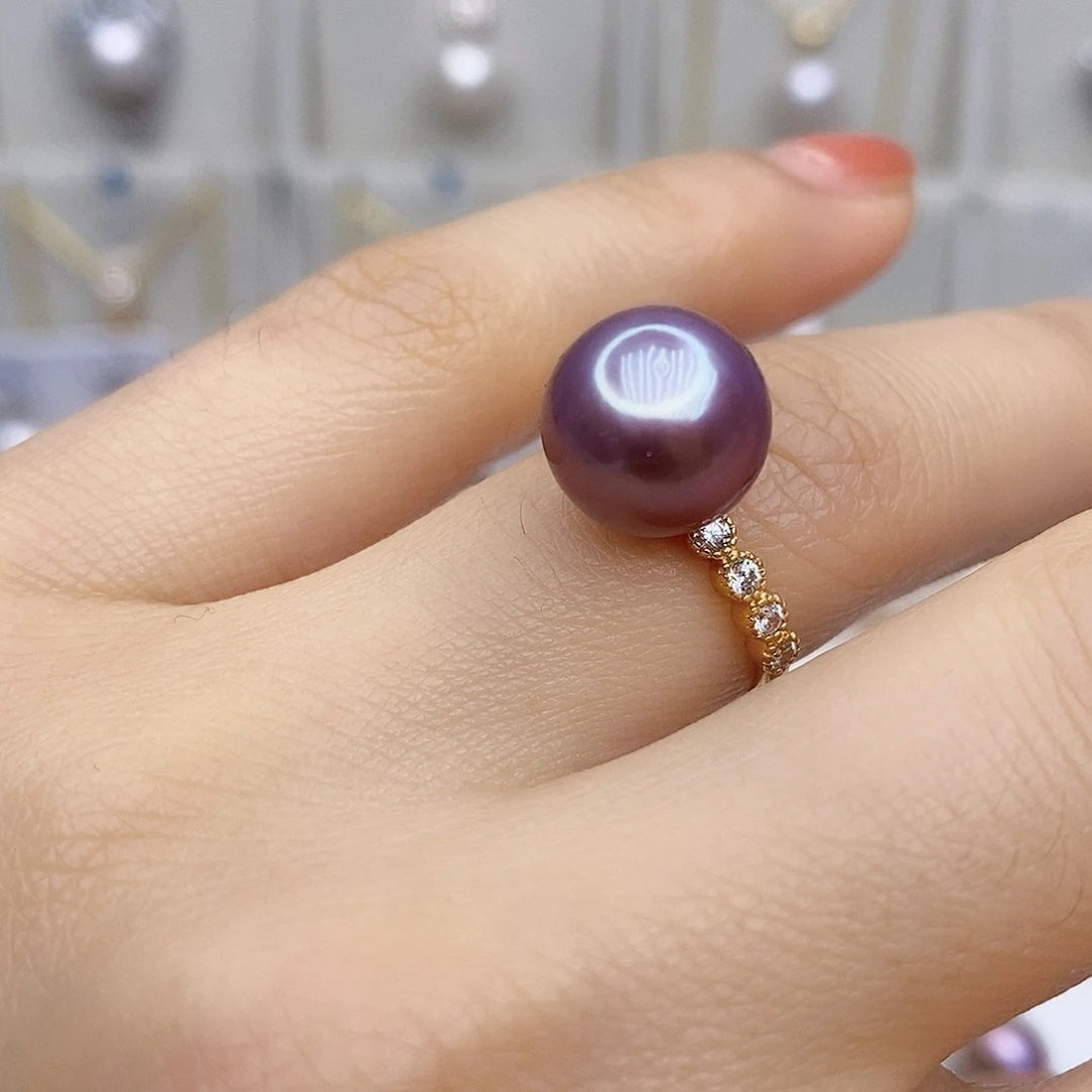 淡水珍珠颈饰银S925镶嵌