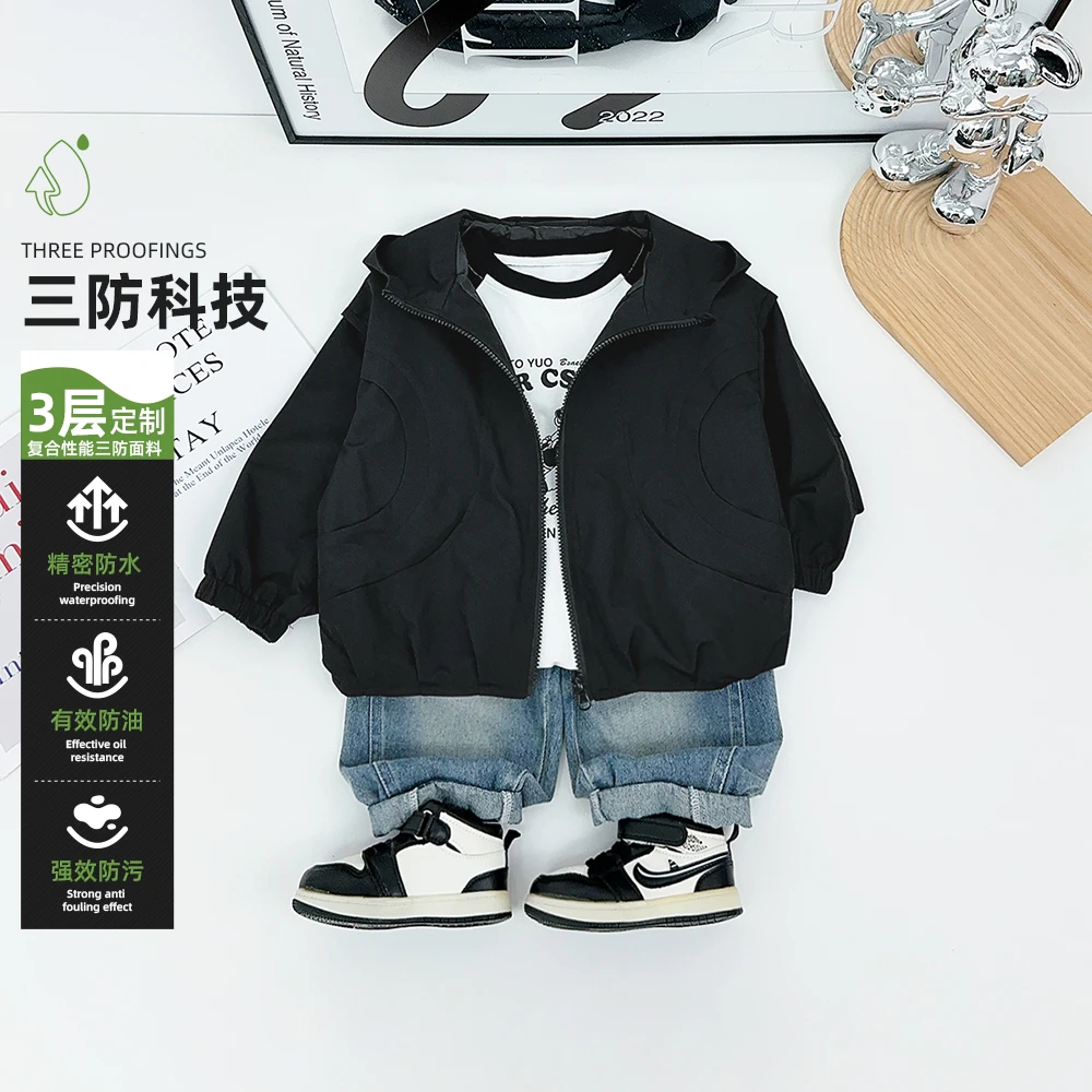 男童外套春秋款2025秋新款秋装儿童夹克潮 WG28608 悠悠童话童装