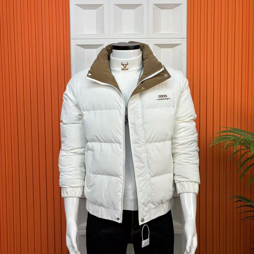 冬季新款潮牌棉衣男士加厚保暖立领韩版修身帅气休闲短款棉服外套
