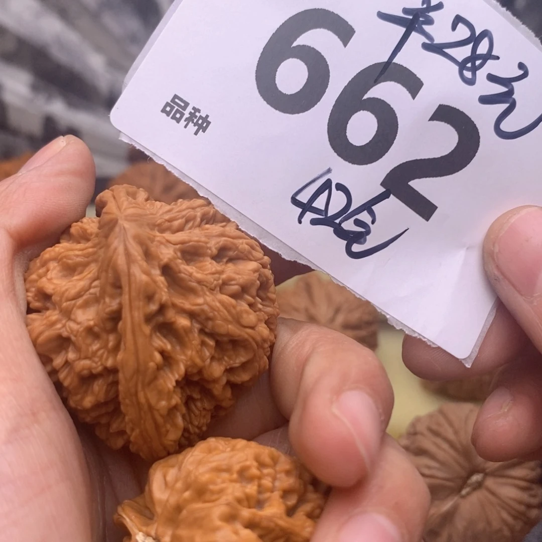 文玩核桃把件得**?662号42粗粒福利