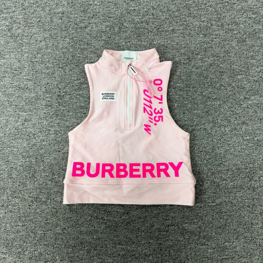 99新 AMIPARIS Burberry 粉色背心