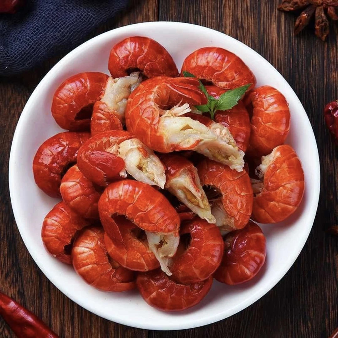 一级新鲜现剥龙虾尾 单冻龙虾尾1500克/盒