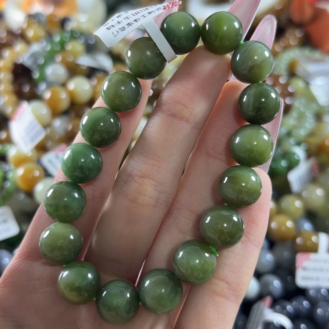 和田玉未镶嵌手链227