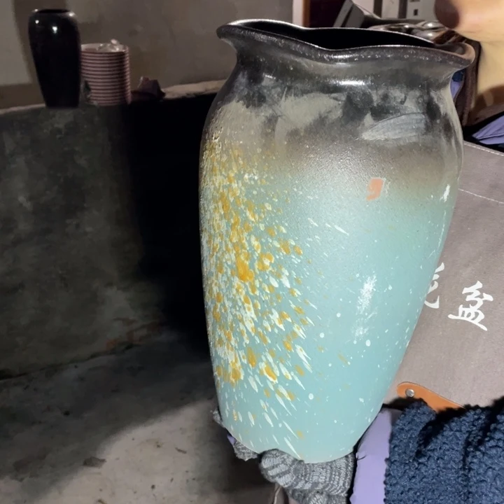 花盆紫砂口19高36瑕疵瑕疵