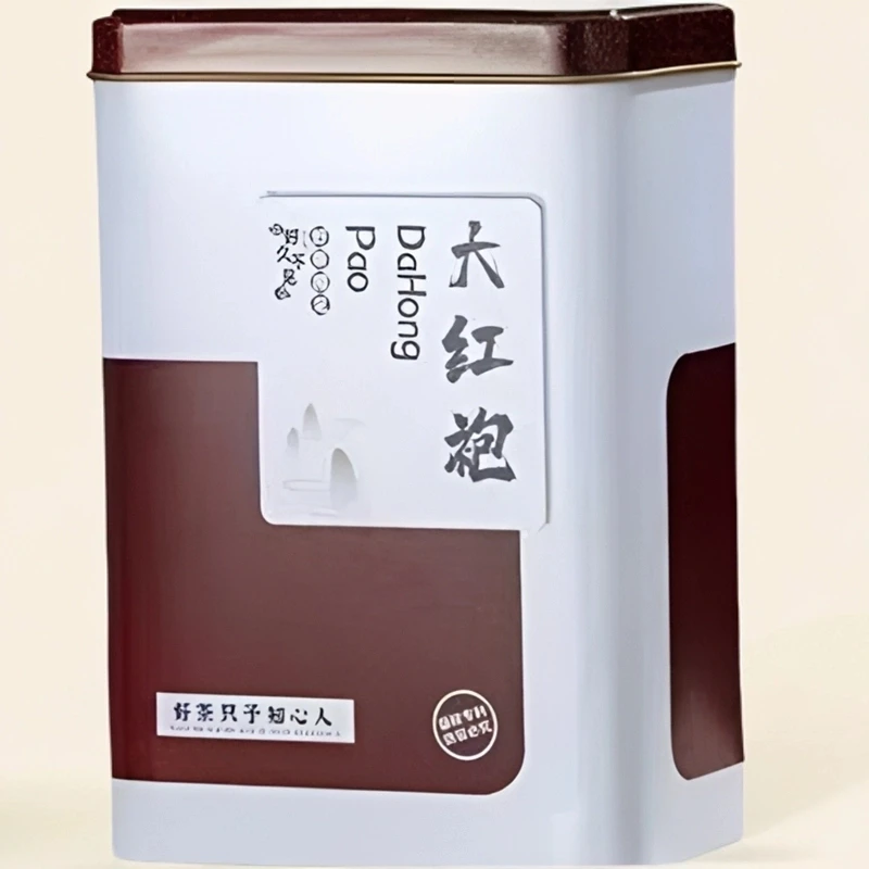 【发2罐】大红袍-口粮茶方罐装乌龙茶岩茶
