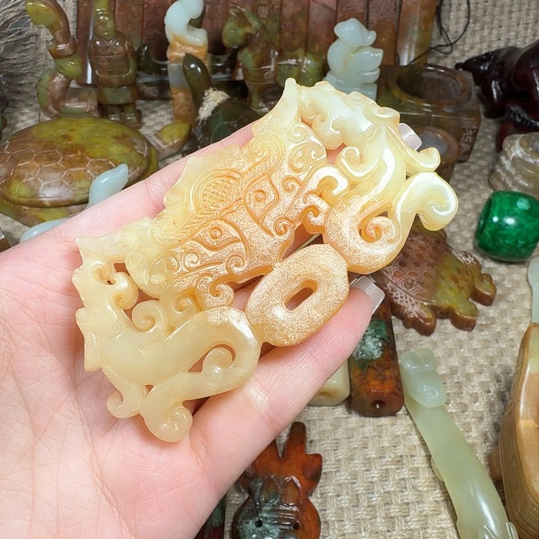 白玉菩提吊坠挂件