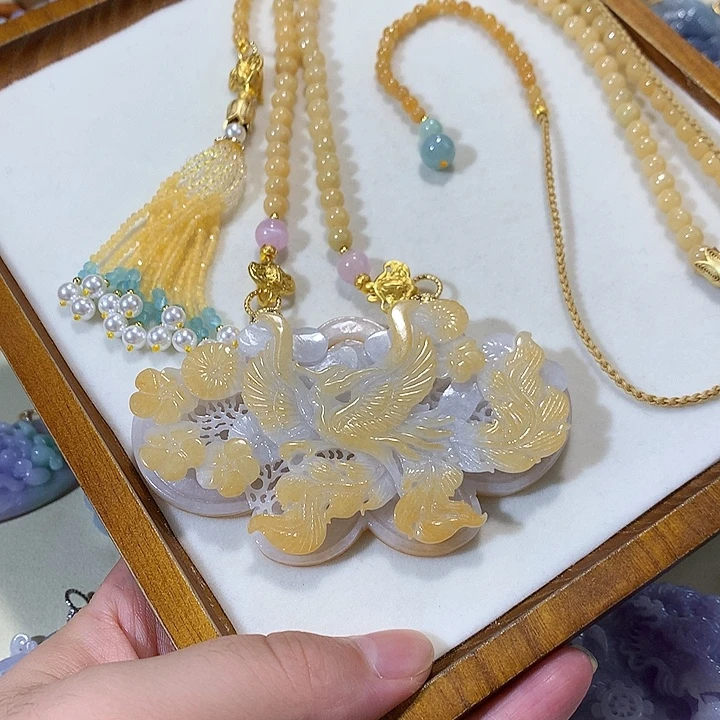 翡翠未镶嵌颈饰翡翠吊坠