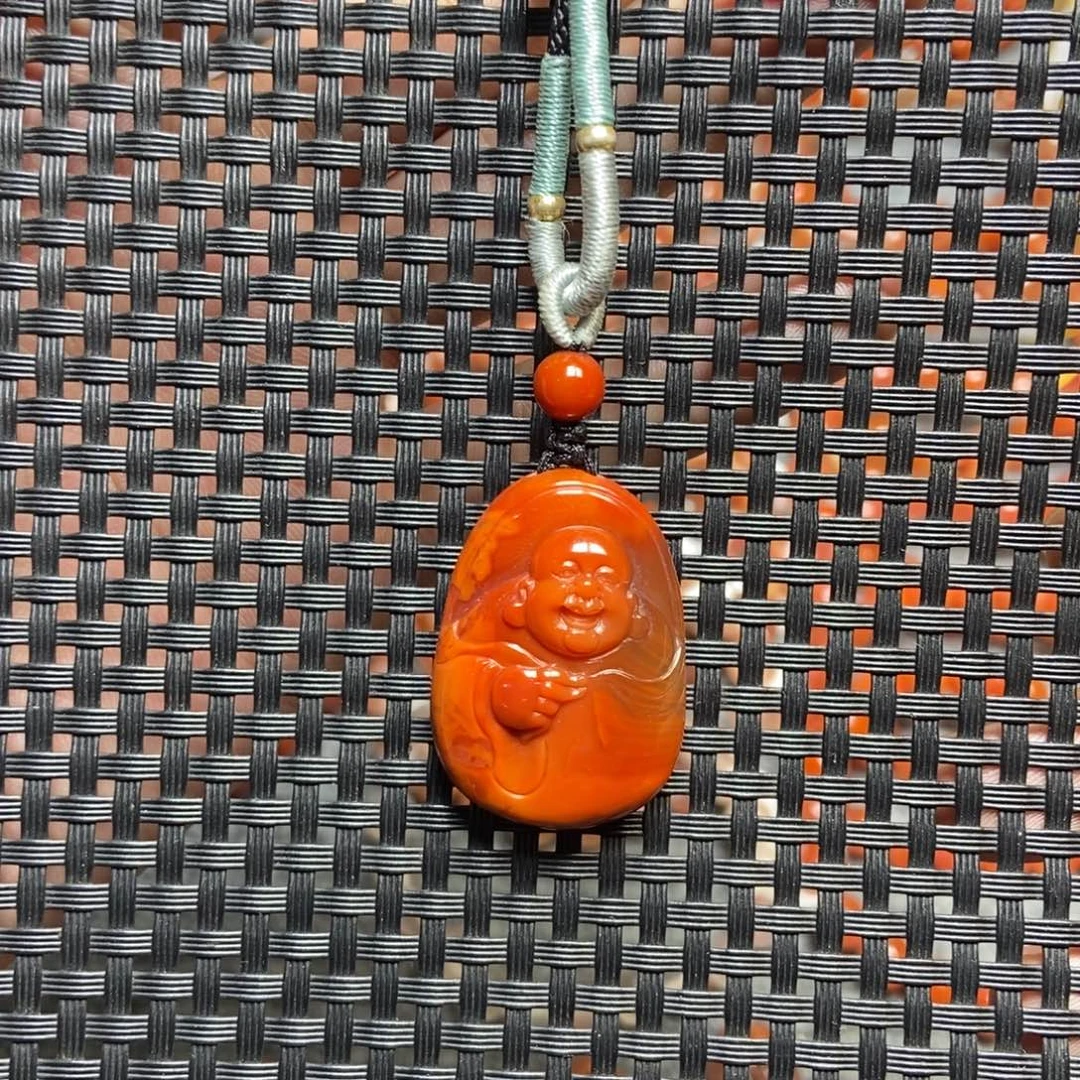 南红玛瑙未镶嵌吊坠(不含链)