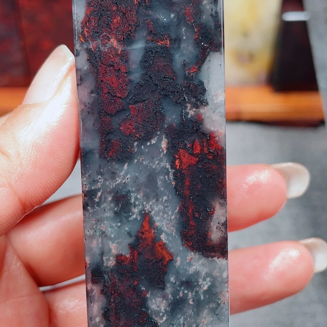 【闪购商品】玉桂林鸡血玉印章素章