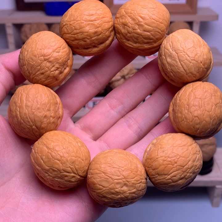 文玩核桃把件26龙眼串30尺