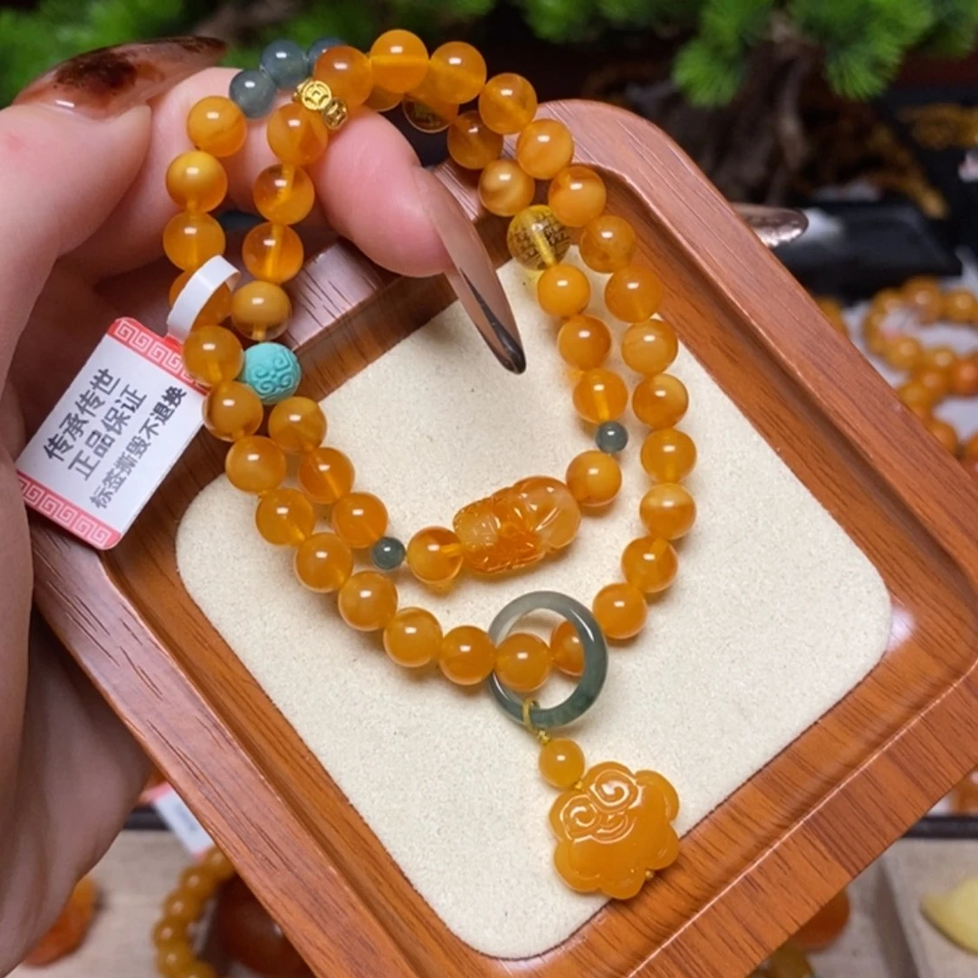 【闪购商品】手链蜜蜡未镶嵌手串