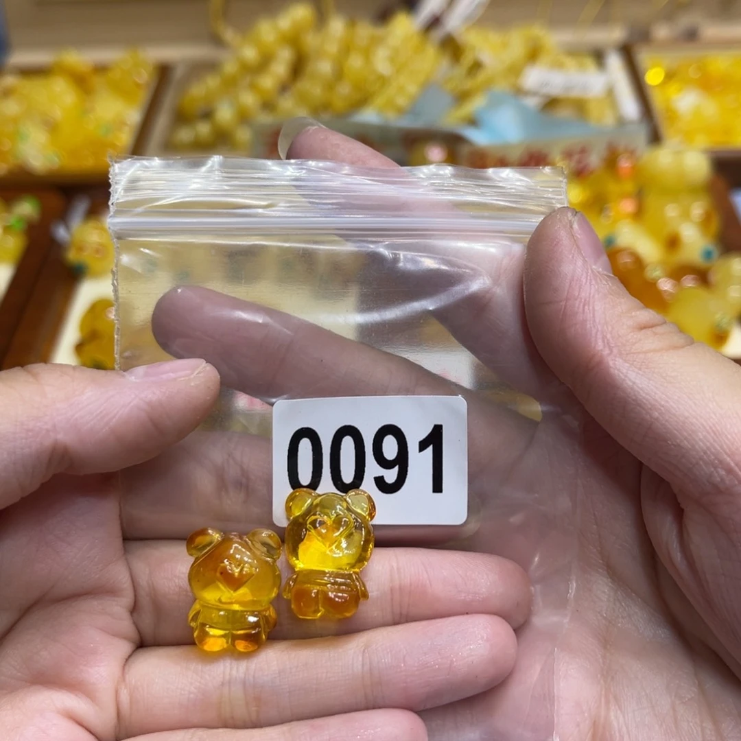 未镶嵌毛衣链琥珀蜜蜡