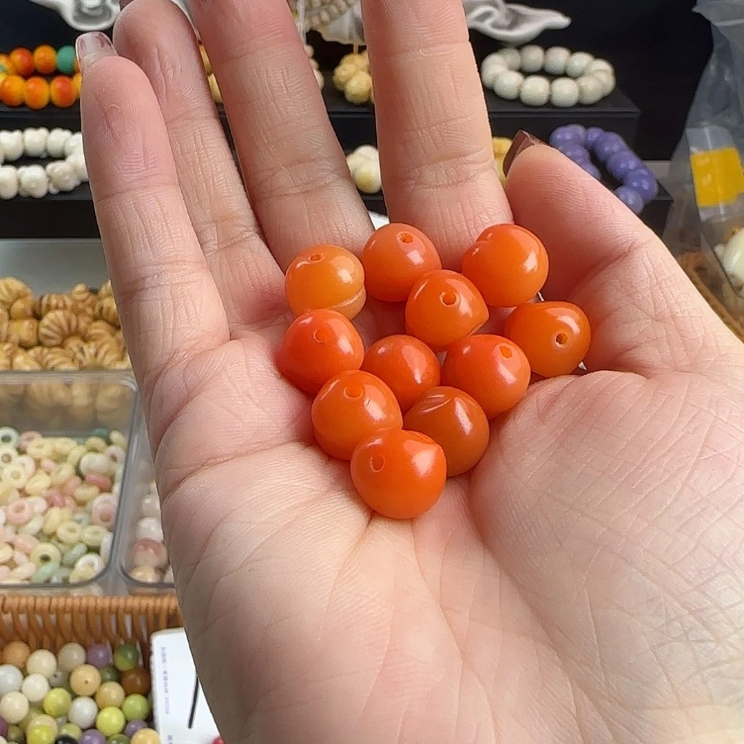 手串菩提根/象牙果卡12杏子桃25颗