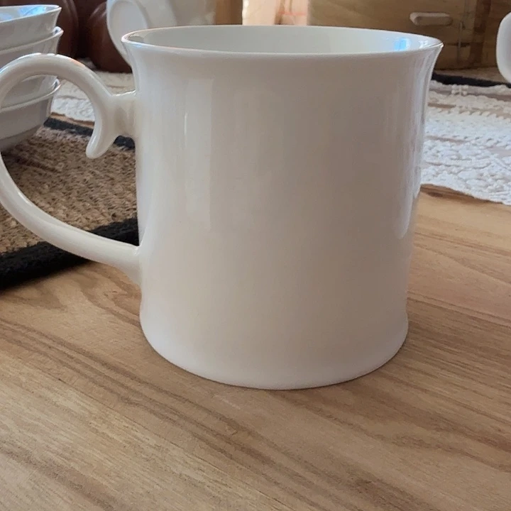外贸尾单骨瓷大马克杯微瑕