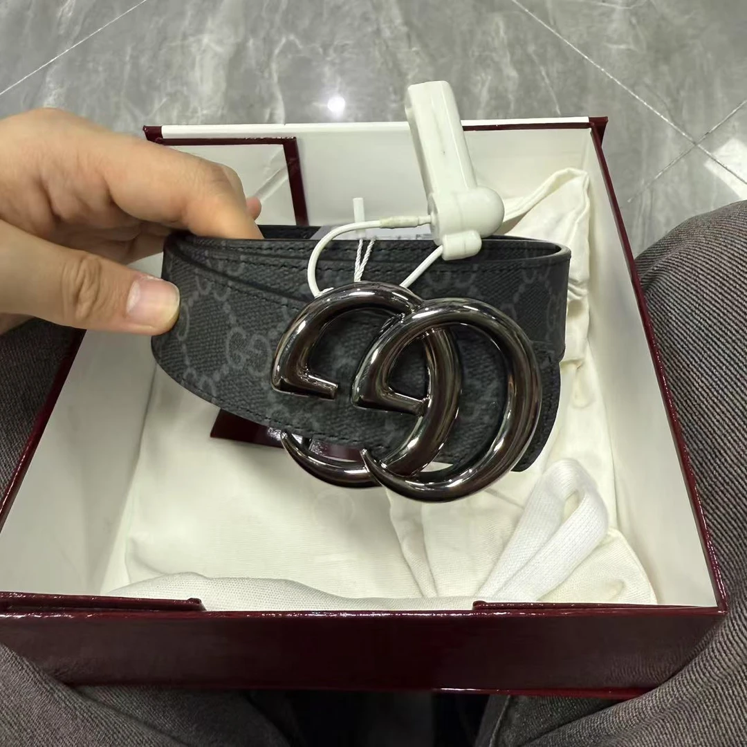未使用 GUCCI/古驰 【安则专属】黑老花皮带/90码