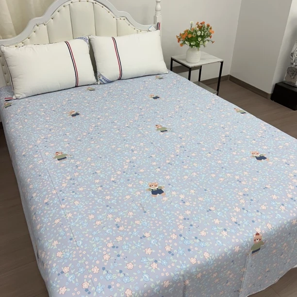 山东正宗老粗布床单【熊先生】尺寸1.5X2.4米舒适柔软透气四季款