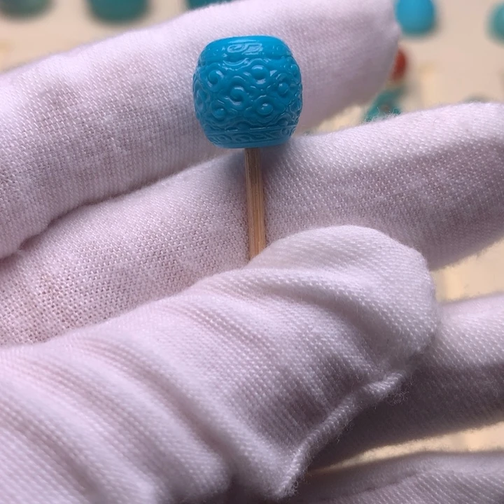 绿松石未镶嵌云纹11.9