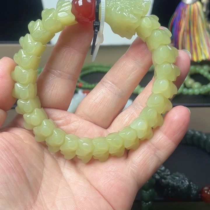 (***٭和田玉（糖玉）未镶嵌手链