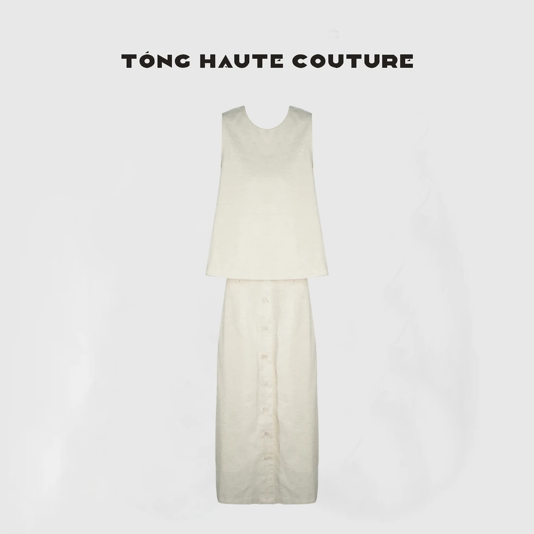 【晴栀】25年夏季亚麻轻奢风轻熟风设计师款百搭套装 YW126