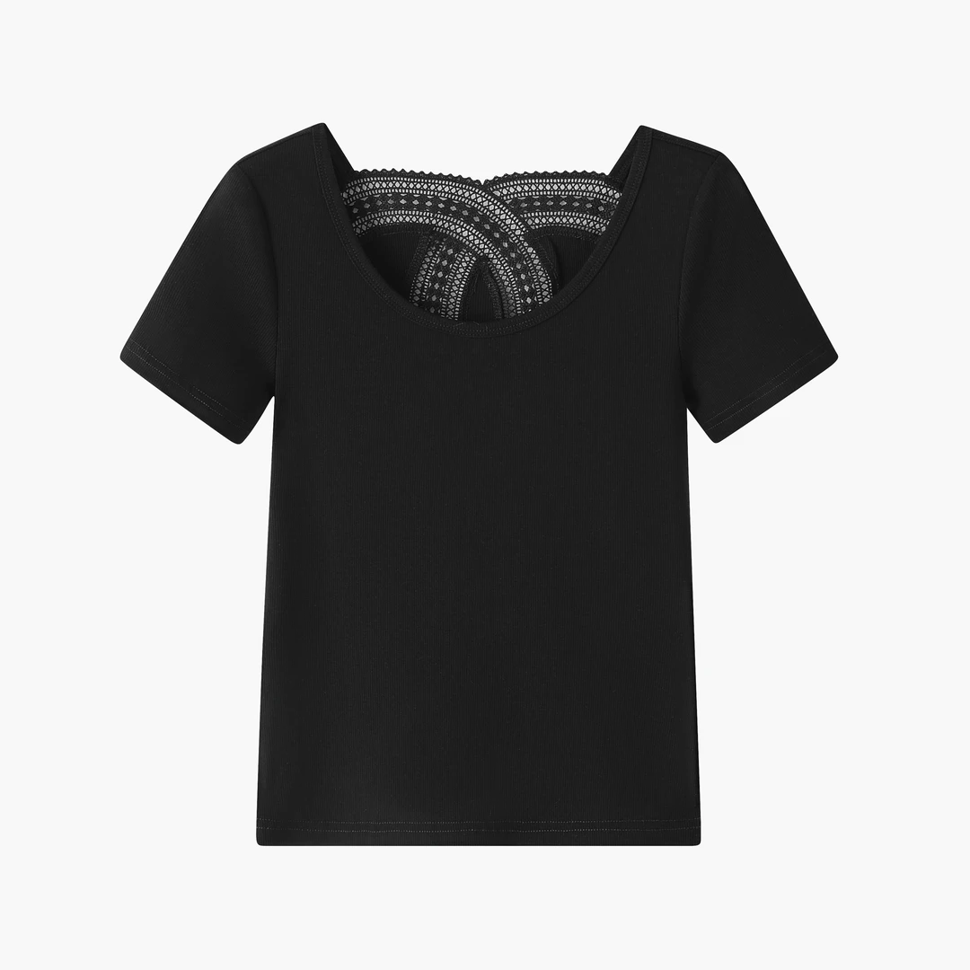 【白姐推荐】 运动白色轻奢百搭时尚休闲简约圆领T恤-9460