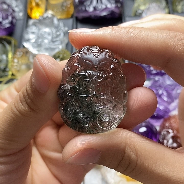 未镶嵌颈饰水晶水晶吊坠
