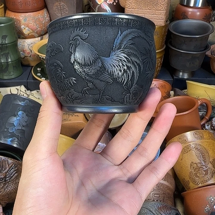 茶杯紫砂宜兴紫砂茶杯