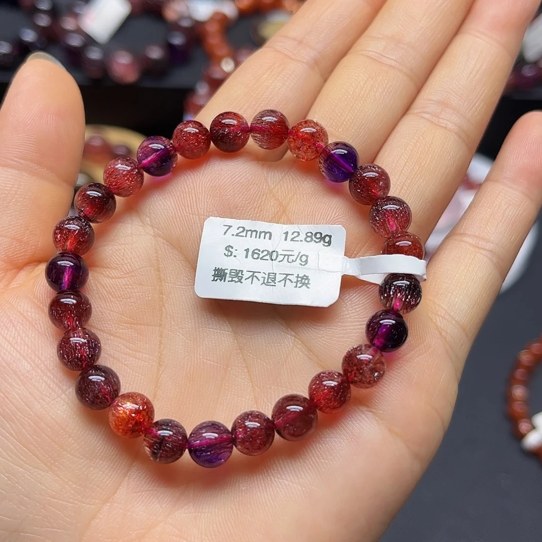 水晶手链未镶嵌天然水晶