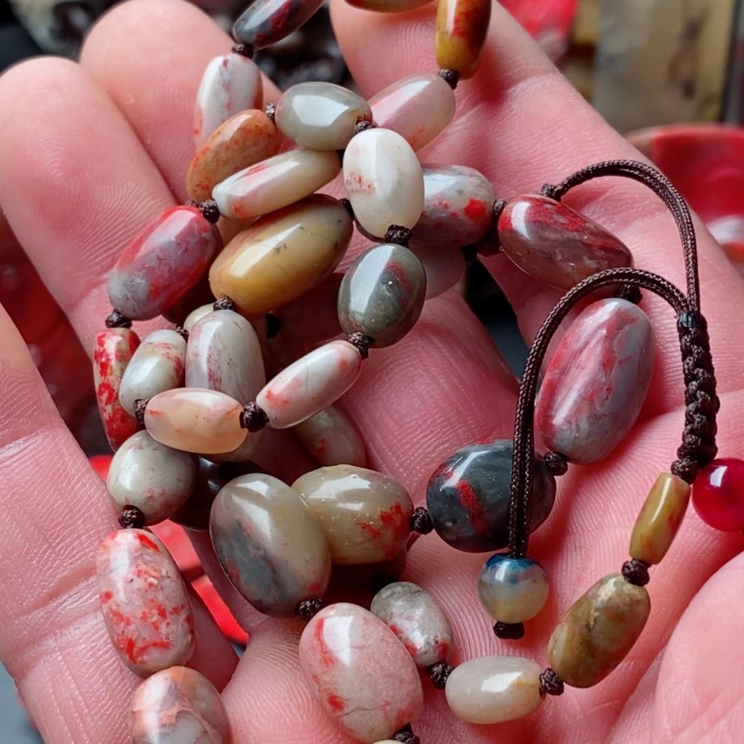 昌化鸡血石舒****石昌化鸡血石项链