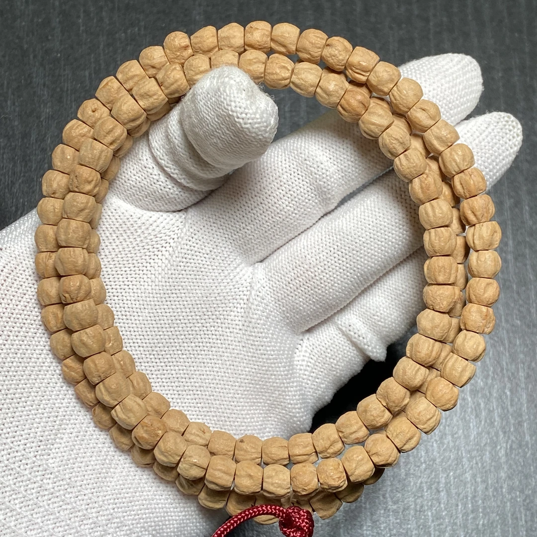 7毫米左右藏式直切鬼脸高密鸿多福百香籽108脖挂