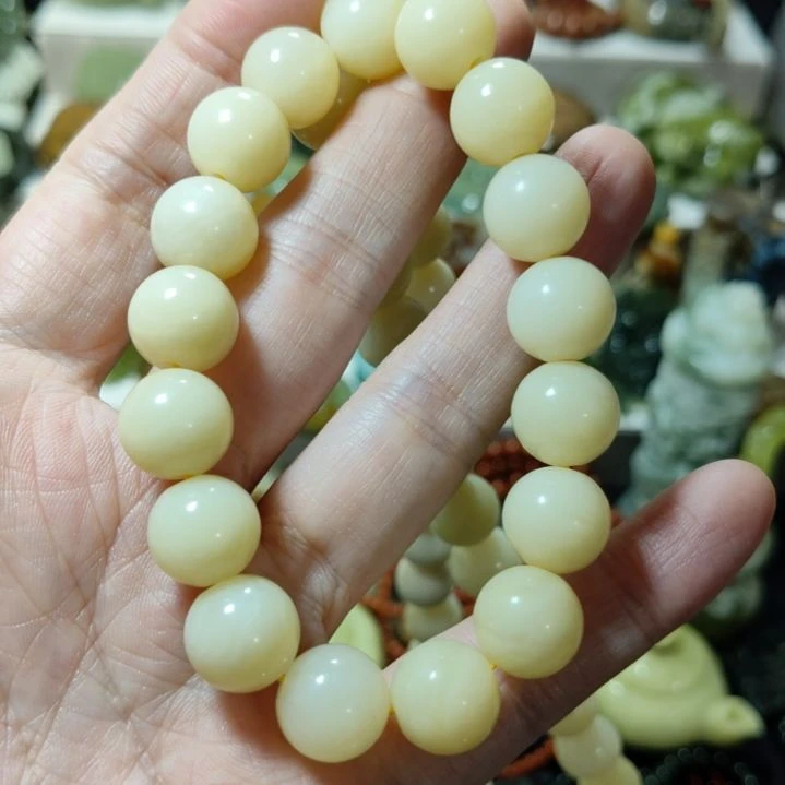 岫玉手串款式未镶嵌