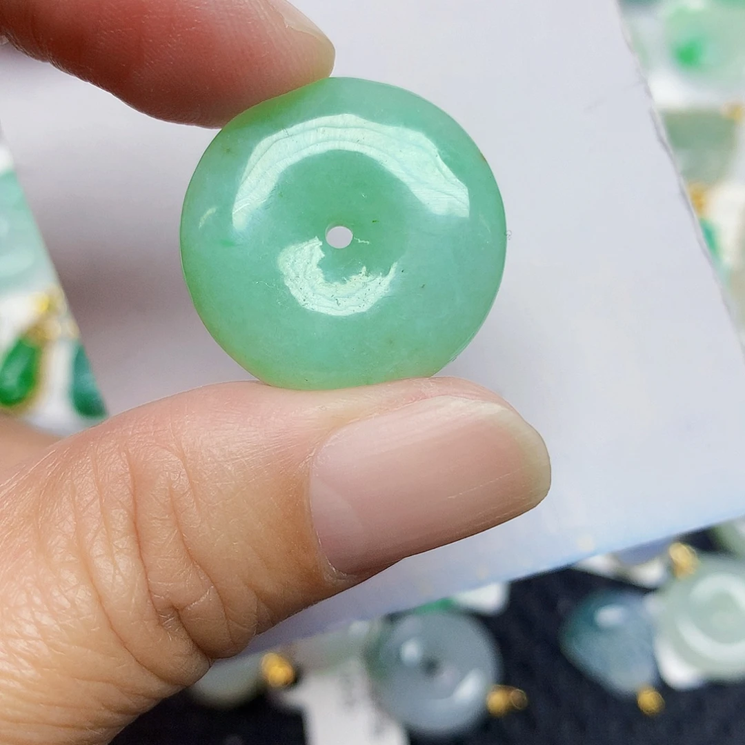 翡翠未镶嵌颈饰346689