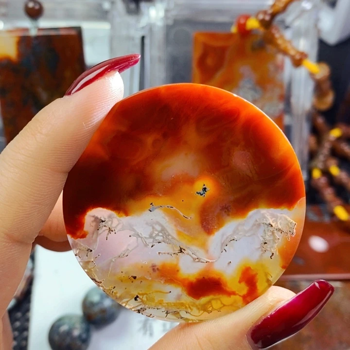 玛瑙/玉髓颈饰未镶嵌紫****3397