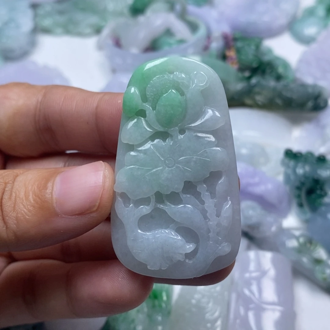 颈饰未镶嵌翡翠翡翠