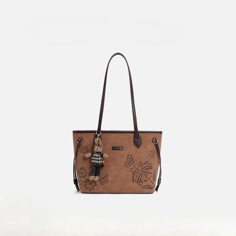 经典复古美拉德风简约韩版休闲小众时尚百搭潮流大容量通勤包手提