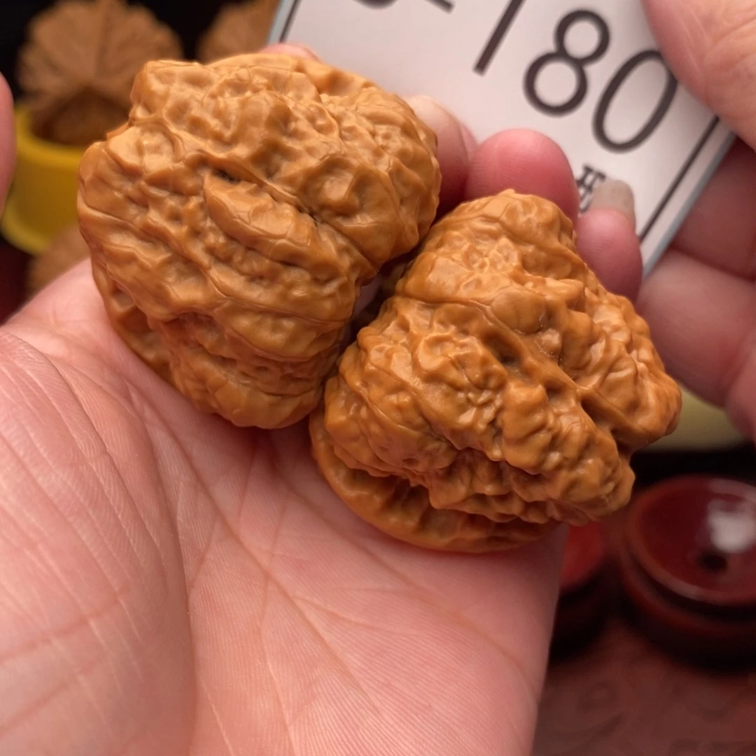 文玩核桃把件开背蛙40