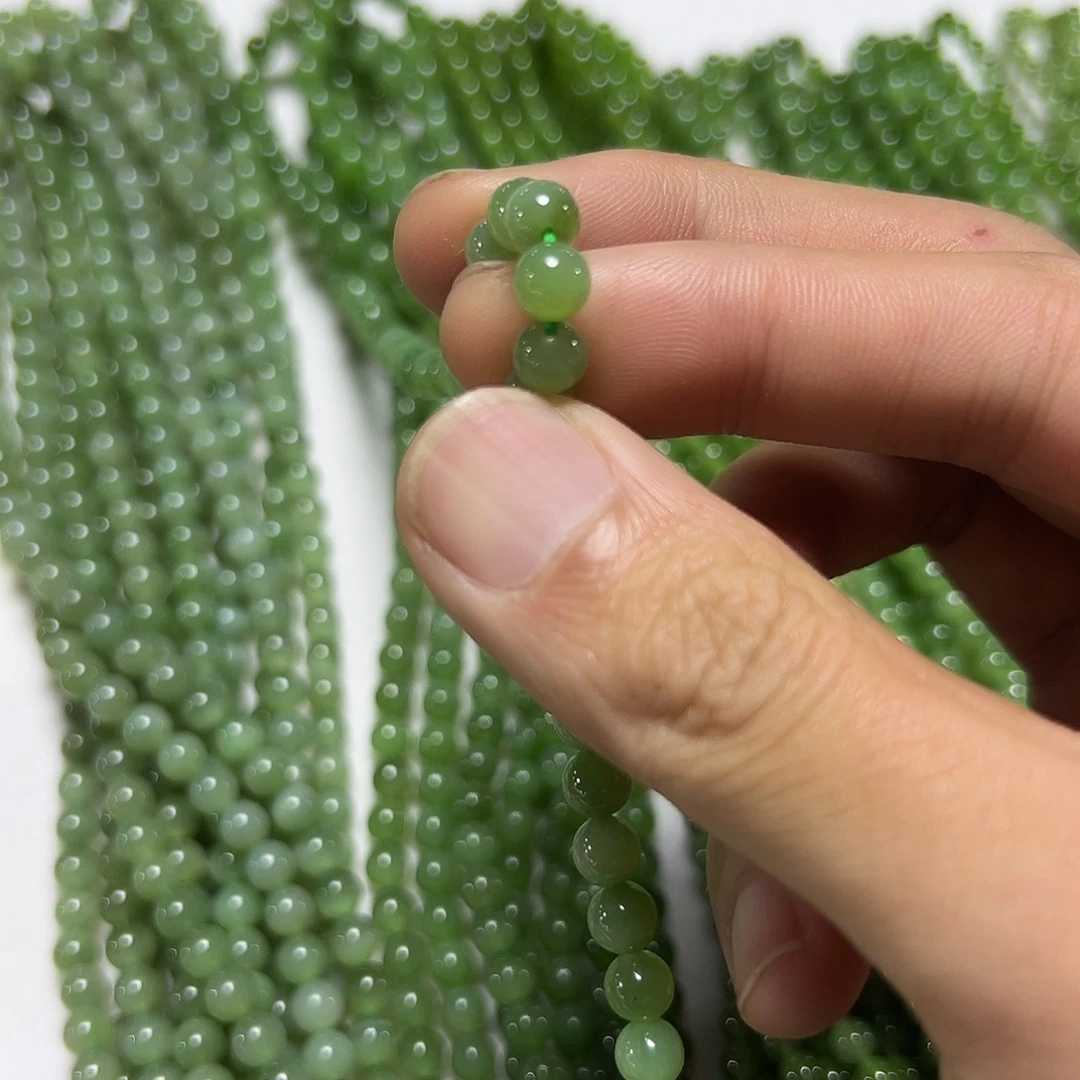 和田玉未镶嵌耳饰多样性发货单珠