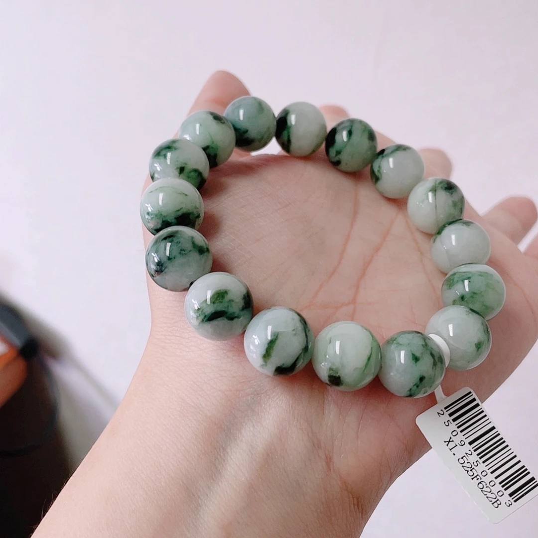 翡翠未镶嵌手链珠串
