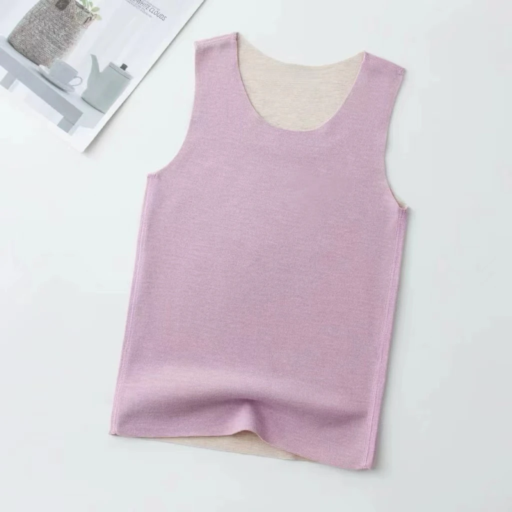 【米果妈】儿童2025夏季新款双面绒保暖背心B2715