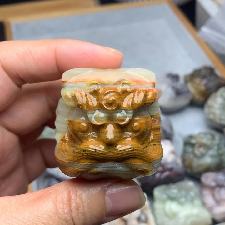 玛瑙/玉髓合金挂件