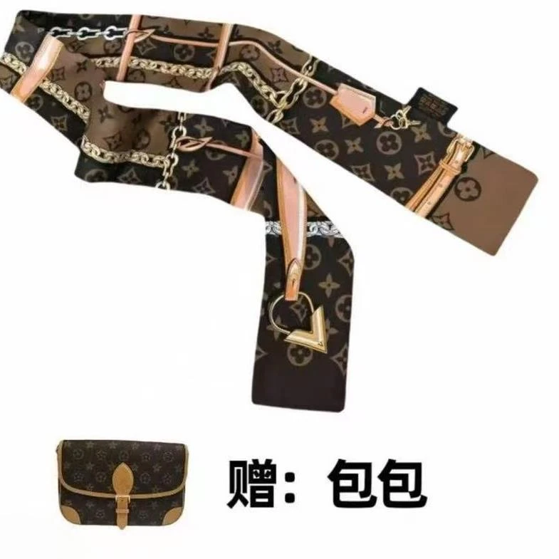 发财桶包装包带装饰围巾丝巾夏季装饰品丝巾夏季A2