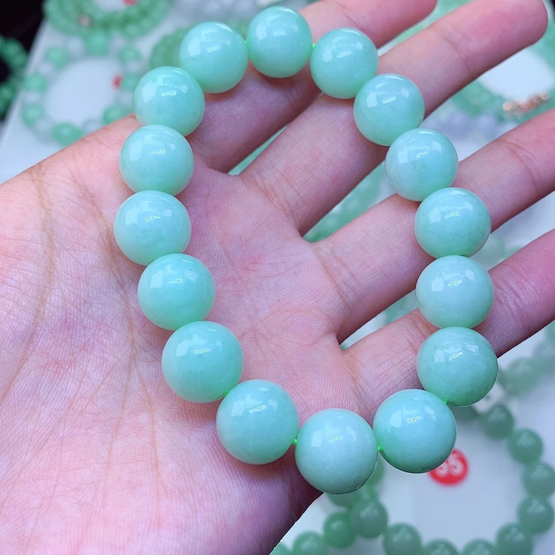 翡翠未镶嵌毛衣链