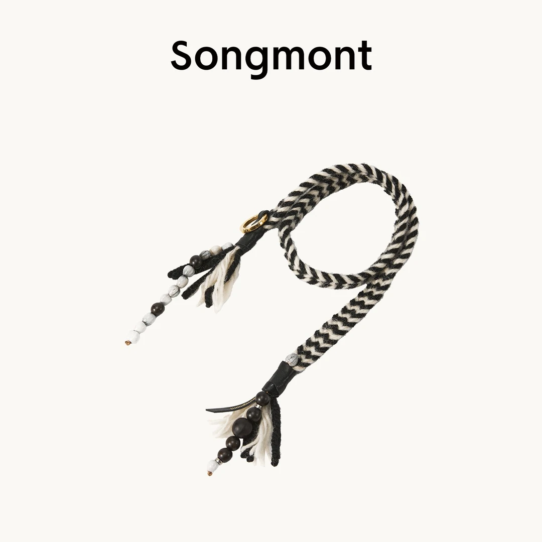 【蒋奇明同款】Songmont山下有松循迹虎牙种子乌朵编织挂饰包包挂件