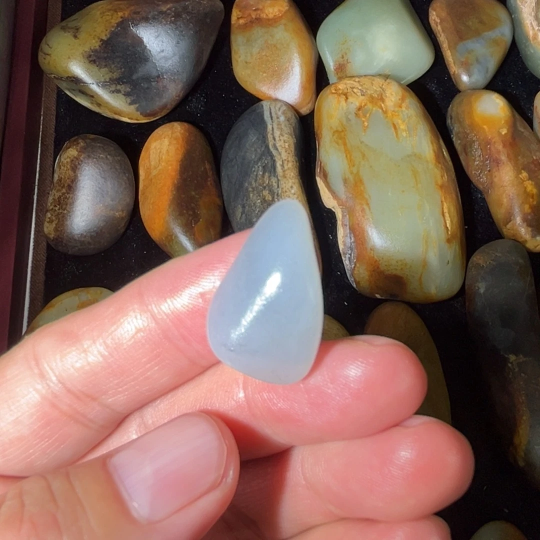 和田玉未镶嵌挂件7.5