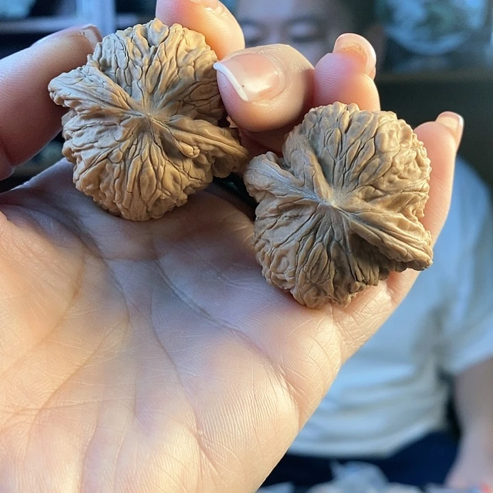 文玩核桃把件磨盘28.8