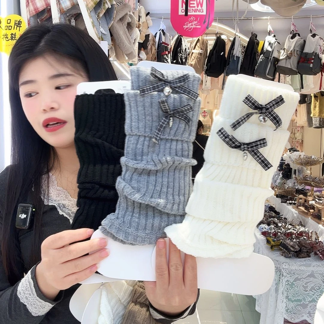 三醋酯纤维袜套3白灰黑